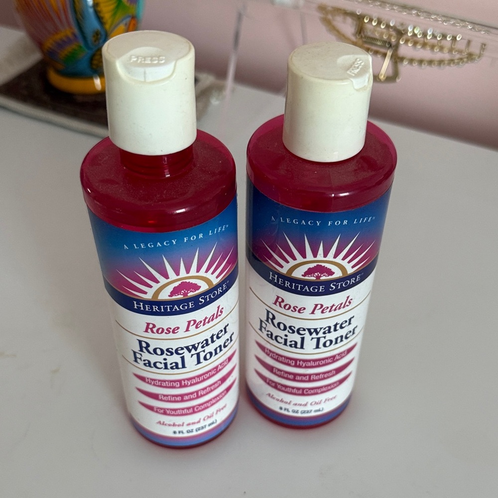 Heritage Store Rosewater Facial Toner - Rose Petals
Price for 2